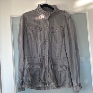 Max Jeans Tencel cargo jacket grey - large